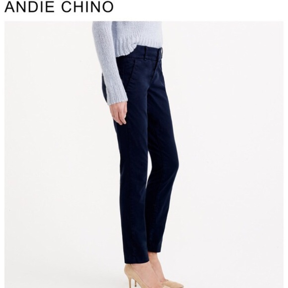 NWT NEW JCREW Annie Chino, Color: Navy, Size: 6